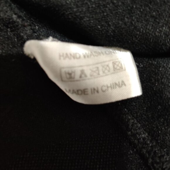 Black M Shaping Tank Top Moderate Compression Ribbed Control Layer Sleeveless - Picture 8 of 13